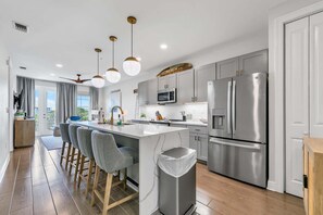 Condo, Multiple Beds (Gulf Place Residences 203) | Private kitchen | Oven, toaster - Gulf Place Residences 203 (Santa Rosa Beach)