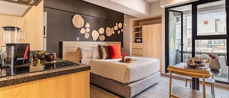 1 bedroom, hypo-allergenic bedding, in-room safe, individually decorated