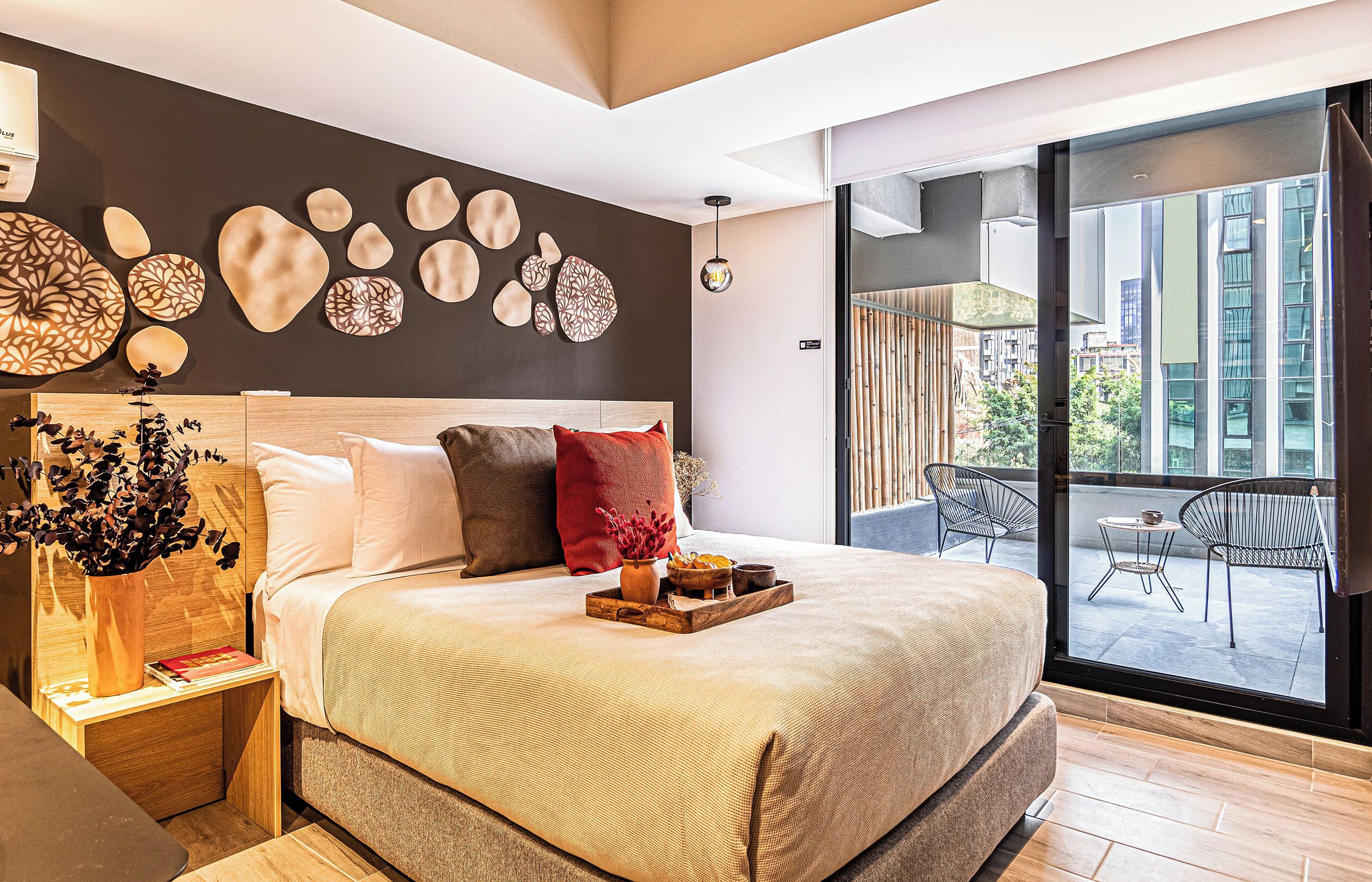 Loft Junior, balcon, vue ville | Vue de la chambre