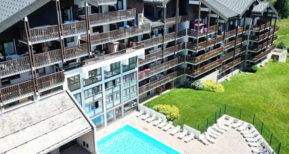 ⛰🌱 Cozy Studio in Praz-de-Lys – Mont Blanc View and Private Pool 🌞