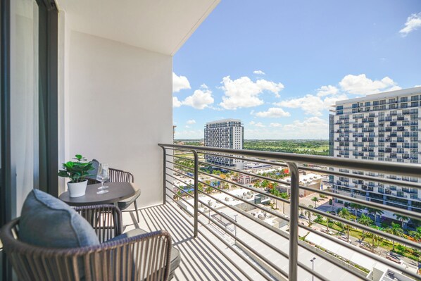 Condo, Balcony, City View | Balcony - Downtown Doral Condo w-Free Parking (Miami)