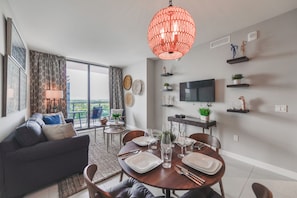 Condo, Balcony, City View | Dining room - Downtown Doral Condo w-Free Parking (Miami)