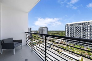 Comfort Condo, 1 Bedroom, Balcony, City View | Balcony view - Downtown Doral Condo w-Free Parking (Miami)