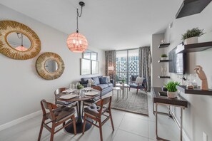 Condo, Balcony, City View | Dining room - Downtown Doral Condo w-Free Parking (Miami)