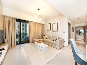 TV, video games - Skyline Exquisite 2BR | Burj & Fountain Views |PS5 (Dubai)