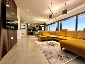 TV, fireplace - Cozy and Secluded Opatija Retreat with Private Pool and Terrace (Opatija)