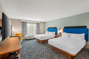 Room, 2 Queen Beds, Refrigerator | Free WiFi