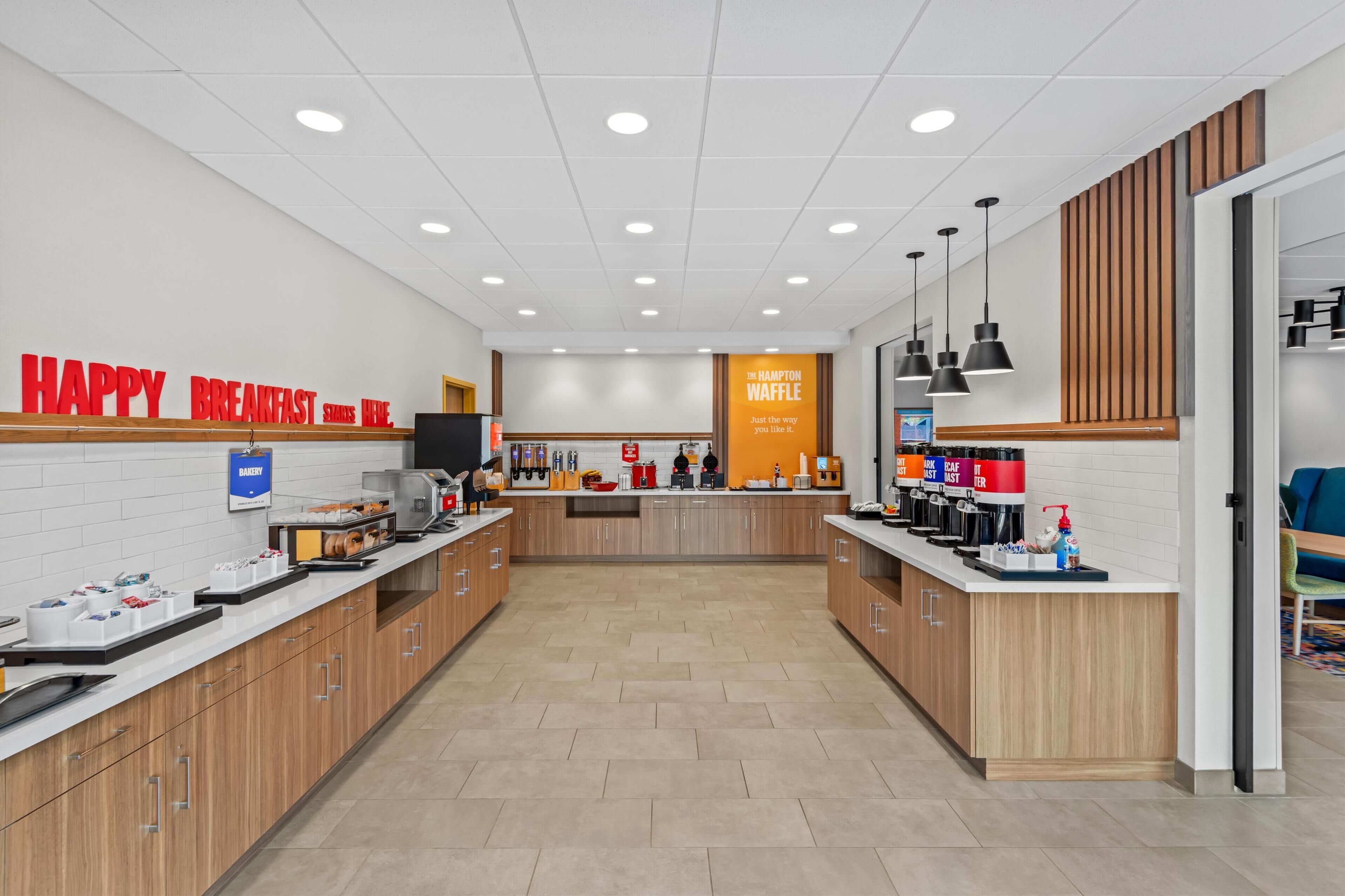 Gratis morgenmadsbuffet hver dag