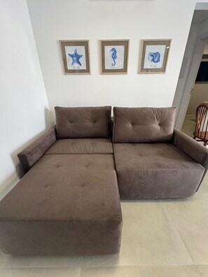 Deluxe Apartment, Pool Access | Living area