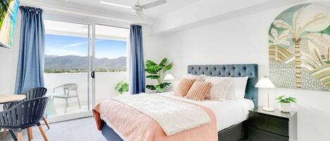 1 bedroom, iron/ironing board, travel crib, free WiFi