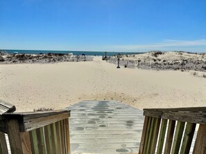 On the beach