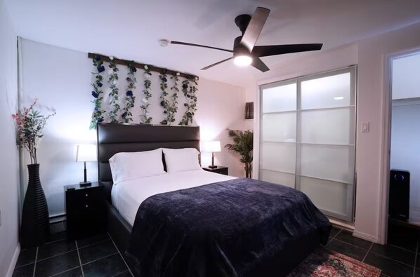 1 dormitorio, cuna de viaje, wifi y ropa de cama