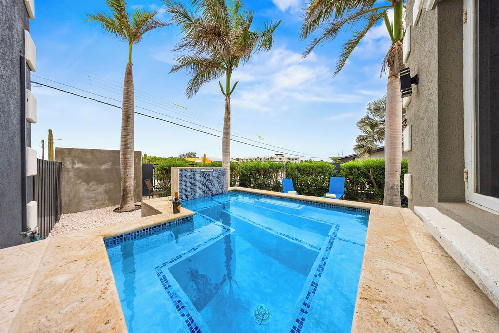 Una piscina climatizada