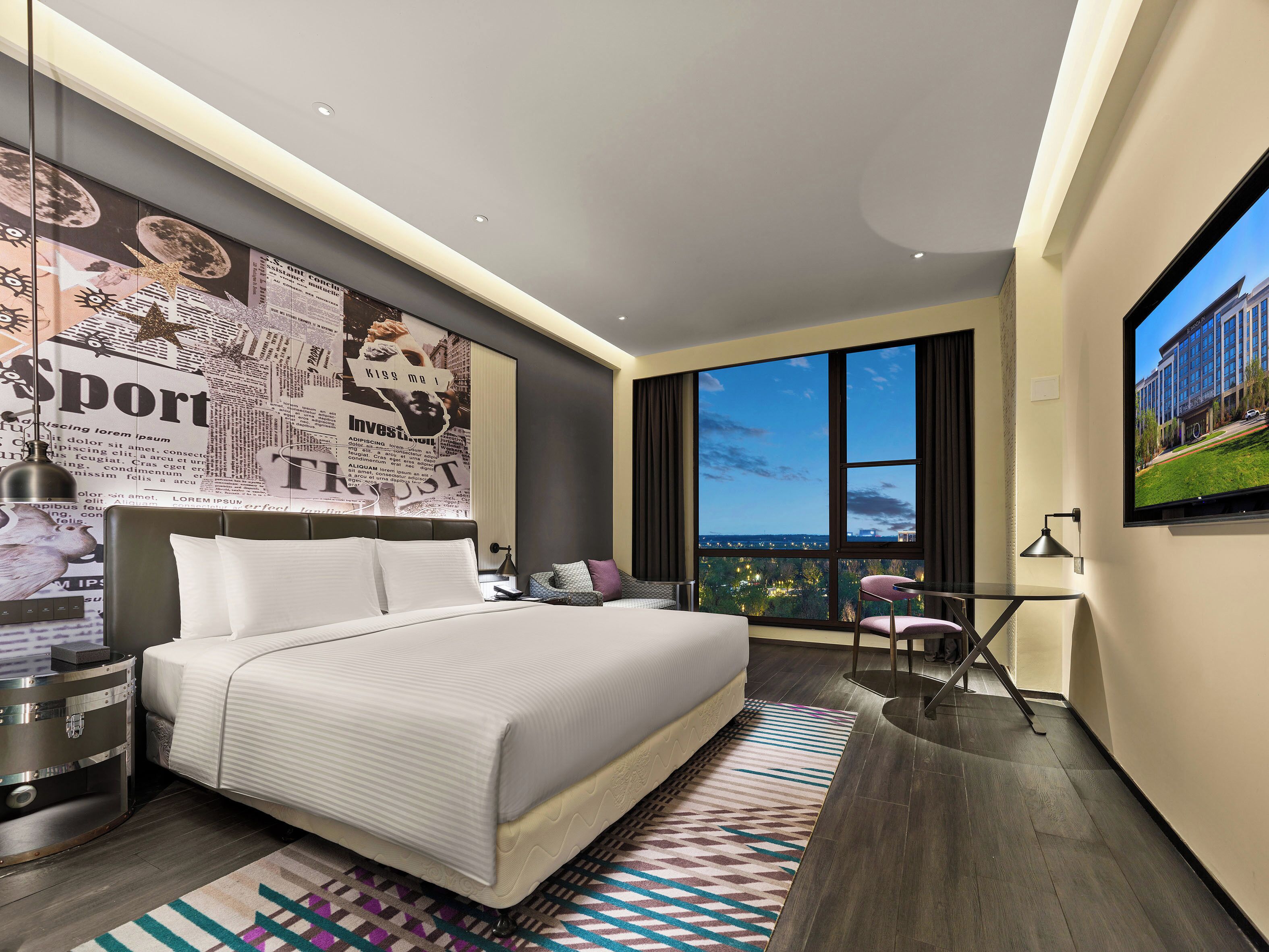 Cortinas blackout, tabla de planchar con plancha y wifi gratis 