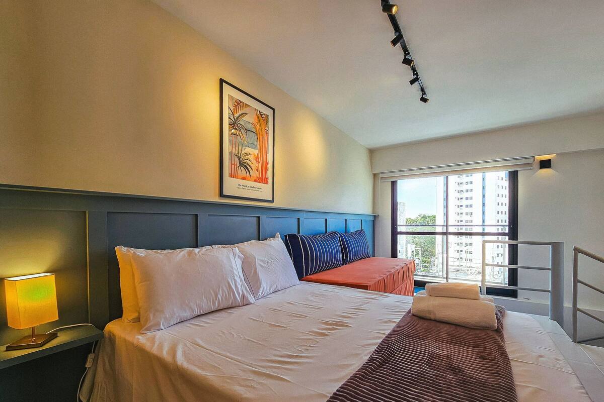 Studio | 1 slaapkamer, een laptopwerkplek, verduisterende gordijnen