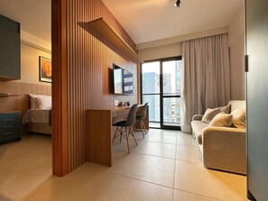 Deluxe Apartment | Living area - Porto Privilege by VLV Stays (Salvador)