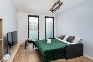 1 soverom, strykejern/-brett, wi-fi og sengetøy