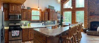 Stunning 4-bedroom lakefront cottage on the Crooked lake chain.