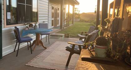Rest awhile in a unique, rural, peaceful, self contained house - panoramic views
