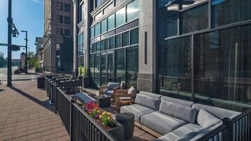 Uitzicht vanuit accommodatie