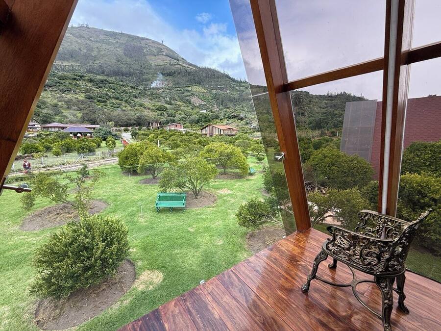 Cabaña de lujo, vistas al patio