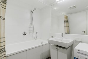 Hair dryer, towels