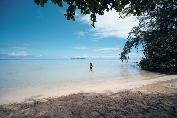 Beach nearby - Single Tropical Pool Villa (MOOREA MAIAO)