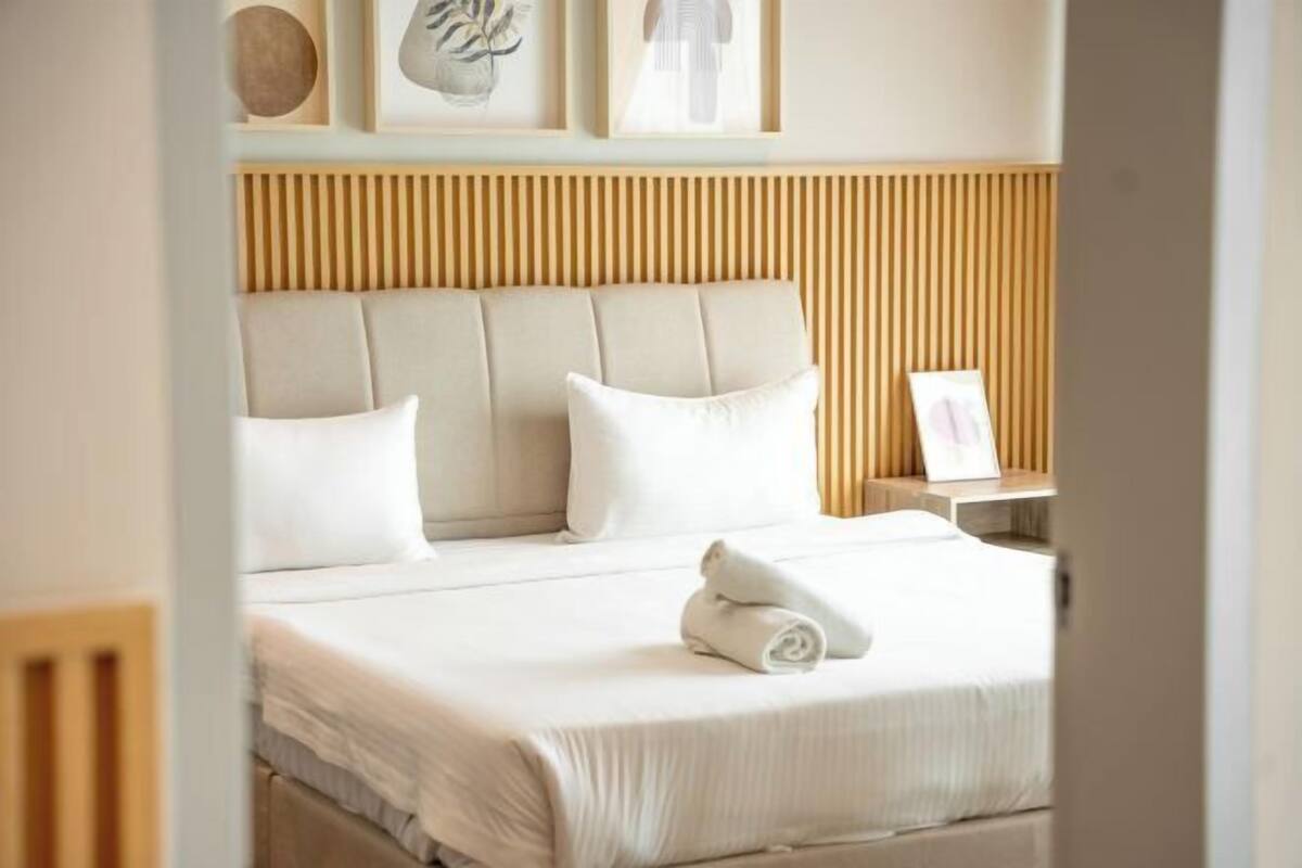 1 bilik tidur, seterika/papan seterika, Wi-fi percuma, cadar katil