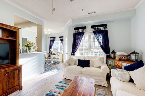 Village of Five Points pet friendly condo with pool, gym, and tennis access