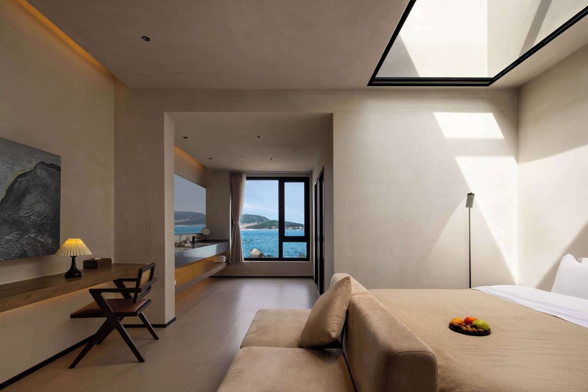 Habitación básica doble, no fumadores, vistas al mar | Sistema de insonorización, cunas gratuitas, wifi gratis y ropa de cama