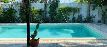 3-bedroom privat Pool villa WiFi,24h security 2 km from beach and Blue Port mall
