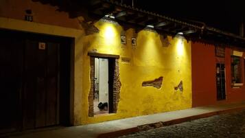 Front of property – evening/night