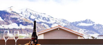 Gruyère Alps 3 Bedroom Apartment BBQ Parking