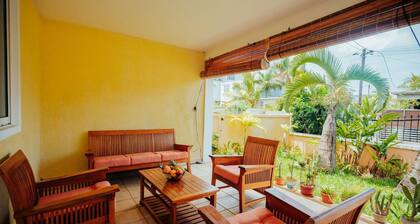 Quiet 5-bedroom villa, near beach with terraces