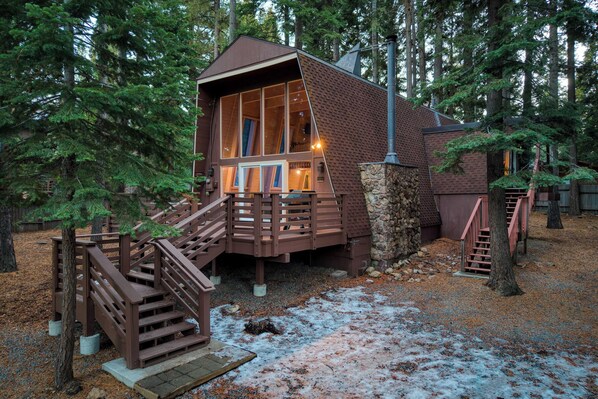 House (4 Bedrooms) | Front of property - Lundy Bearden Serene Tahoe Retreat With Deck, Fireplace, and Forest Views (Carnelian Bay)