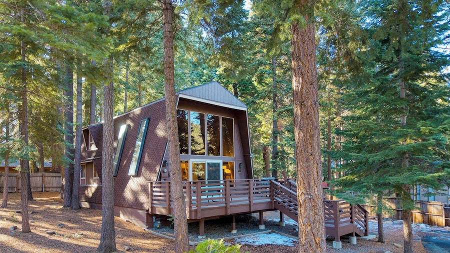 Lundy Bearden Serene Tahoe Retreat With Deck, Fireplace, and Forest Views