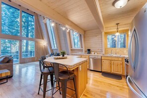 House (4 Bedrooms) | Interior - Lundy Bearden Serene Tahoe Retreat With Deck, Fireplace, and Forest Views (Carnelian Bay)