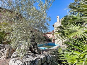 Pool - Cosy apartment in villa for 8 guests with A/C, pool, WIFI, TV, terrace and pets allowed (Lignano Sabbiadoro)