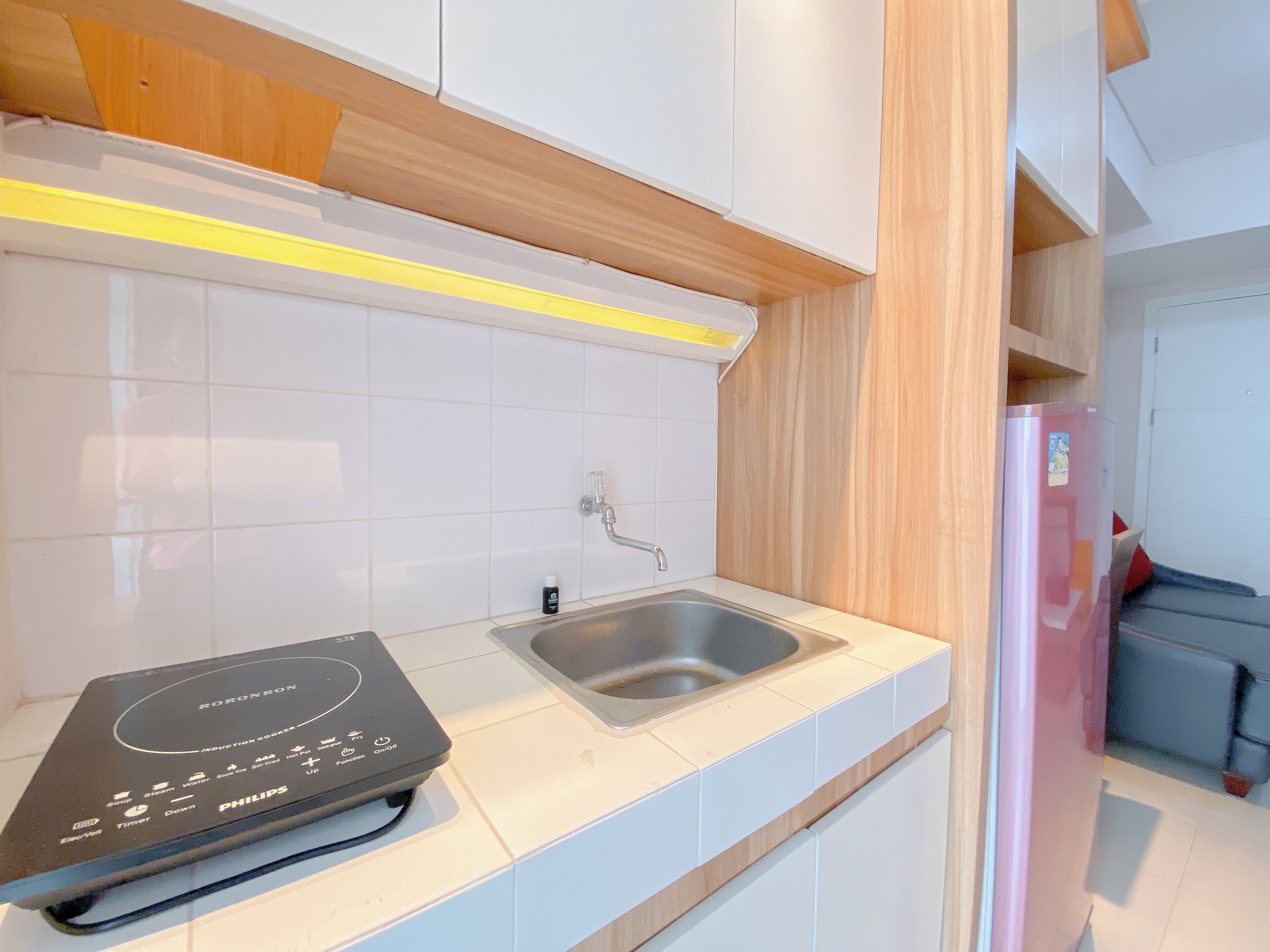 Leilighet | Eget kjøkken | Kjøleskap, kokeplater og riskoker