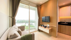 Living area - Cozy And Enjoy Living 1Br At Citralake Suites Apartment (Jakarta)