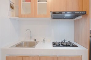 Studio | Private kitchen - Homey And Cozy Studio Apartment At Tokyo Riverside Pik 2 (Teluknaga)