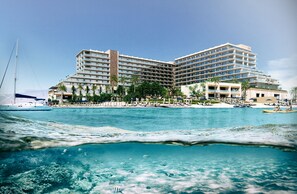 해변에 위치, 백사장, 비치 카바나, 일광욕 의자