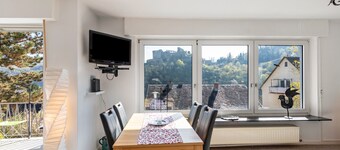 Appartement de vacances 'Burgblick' avec balcon