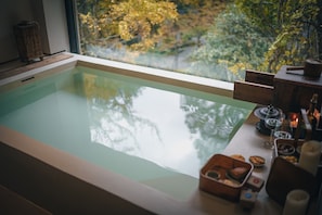 Comfort Double Room, Balcony, Hill View | Bathroom | Hair dryer, slippers, towels, soap