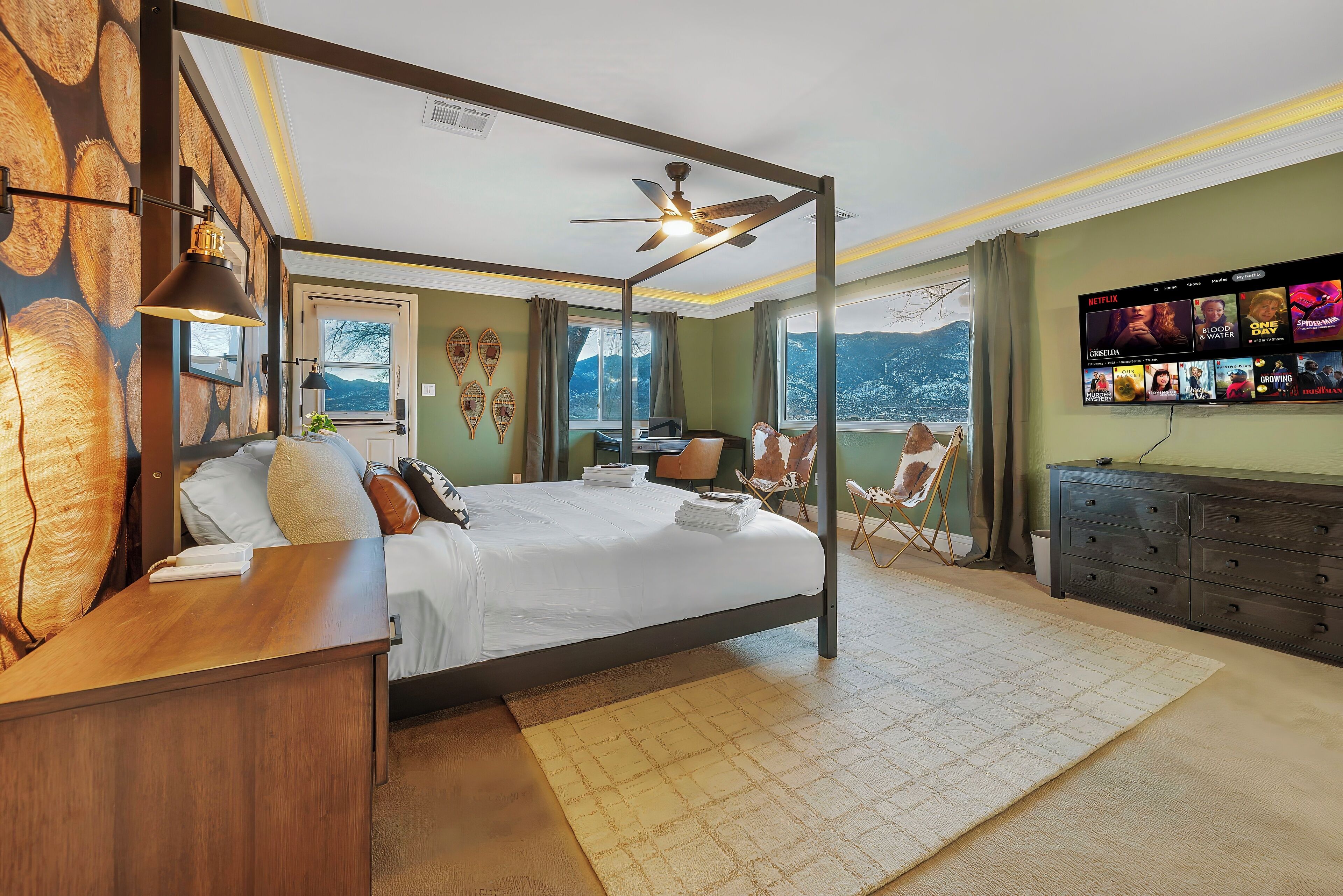 8 soverom, strykejern/-brett, wi-fi og sengetøy