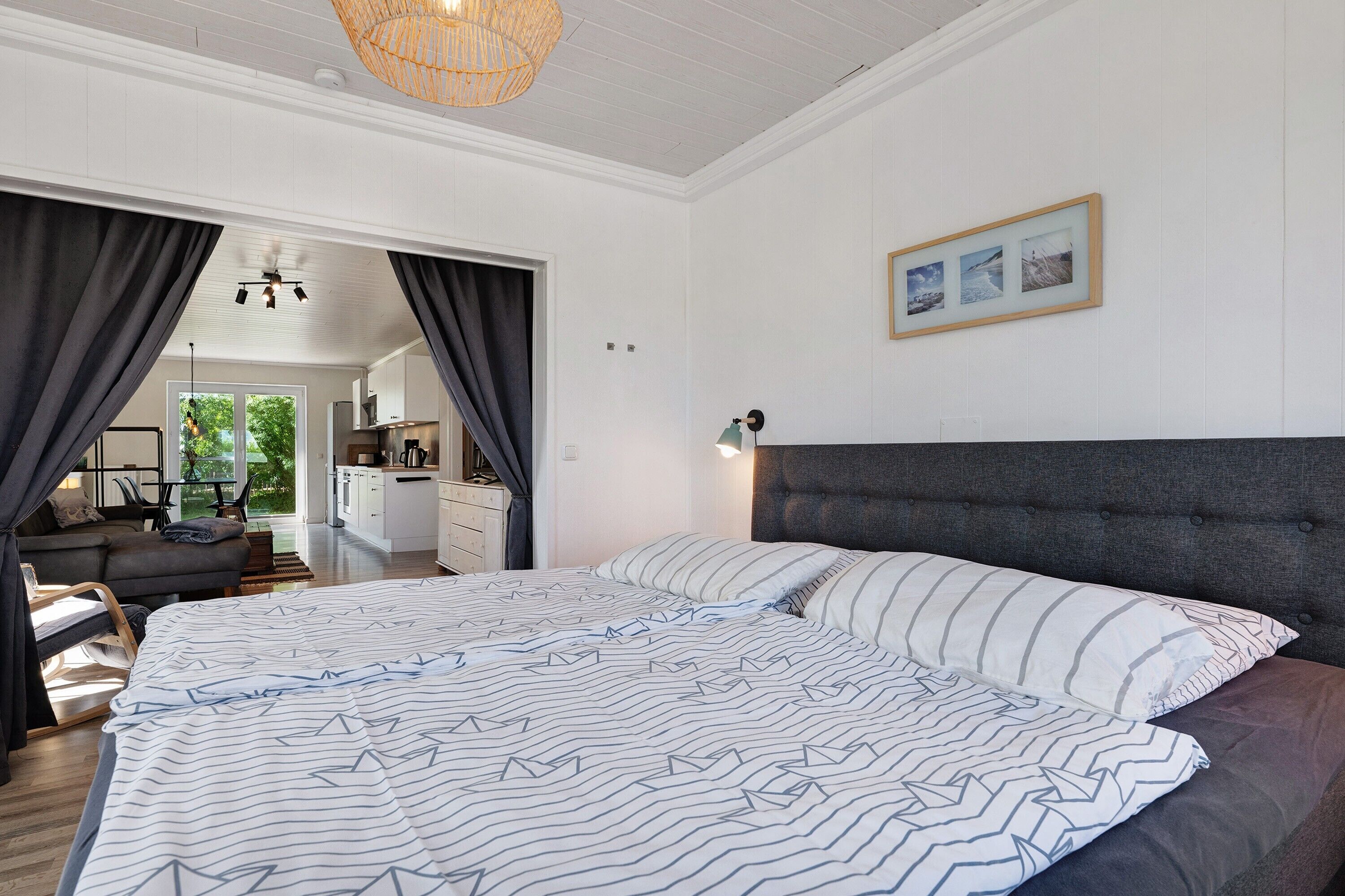 1 bedroom, iron/ironing board, bed sheets