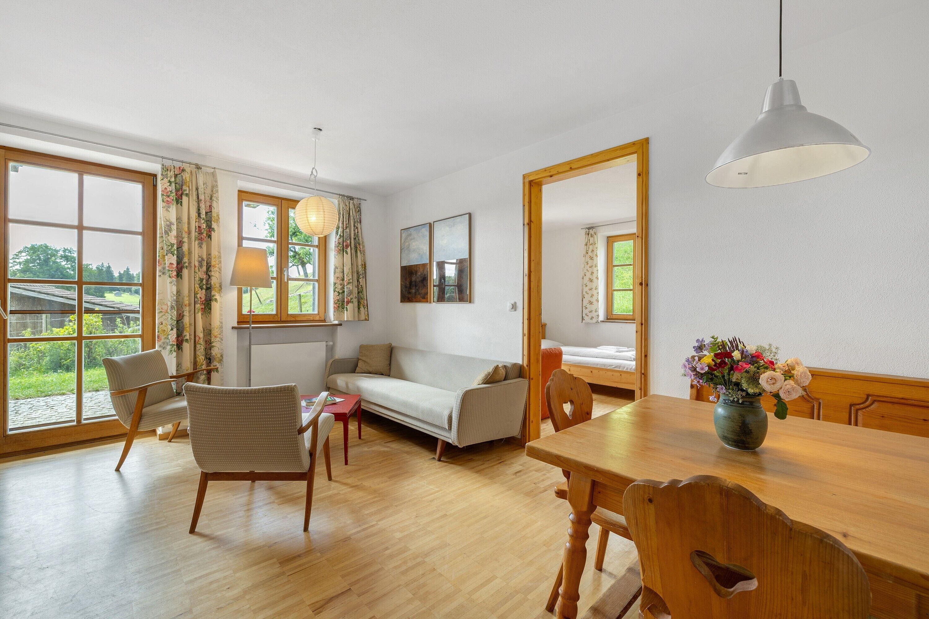 Televisie en een tafeltennistafel