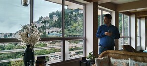 標準雙人房, 露台, 山景 | 客廳