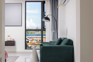 Comfort dubbelrum - utsikt mot bergen | Skrivbord och gratis wi-fi