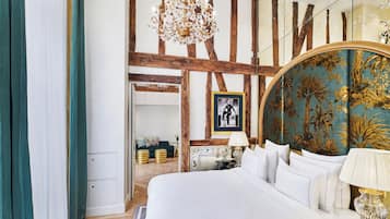1 chambre, literie de qualité supérieure, couette en duvet d'oie